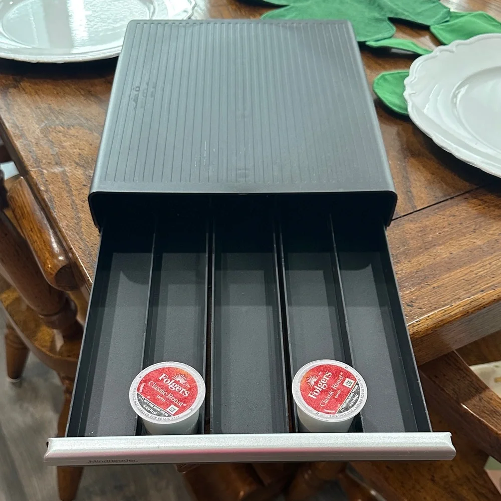 Coffee Pod Organizer Drawer - Black